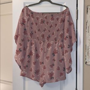 NWT Flowy Flowery Romper